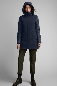 Chamarras Canada Goose Mujer México - Berkley Chaqueta De Plumas Azul Oscuro Marino CW7659310